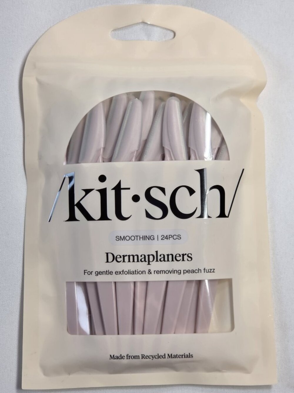 NWT Kitsch Dermaplaners 24-Pack Smoothing Facial Shaver Exfoliator Tools Pink